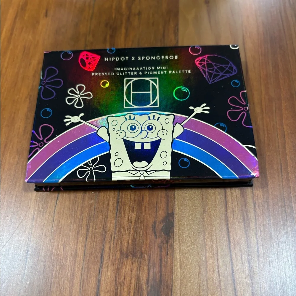 HIPDOT x SpongeBob Imaginaation Pressed Glitter & Pigment Palette NIB